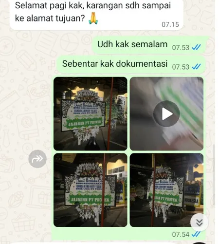 Pengiriman Papan Bunga Selamat Lengkong Wetan