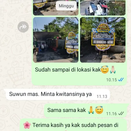 Pengiriman Papan Bunga Duka Lengkong Wetan